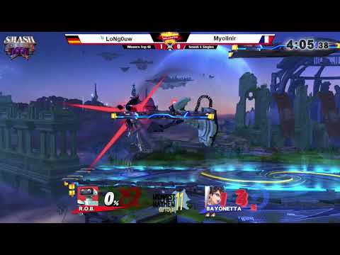 SI:D - LoNg0uw (ROB) Vs. Myollnir (Bayo) - Winners Top 48 - Smash 4 Singles