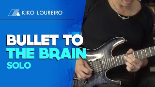 How To Play Megadeth - Bullet To The Brain Solo