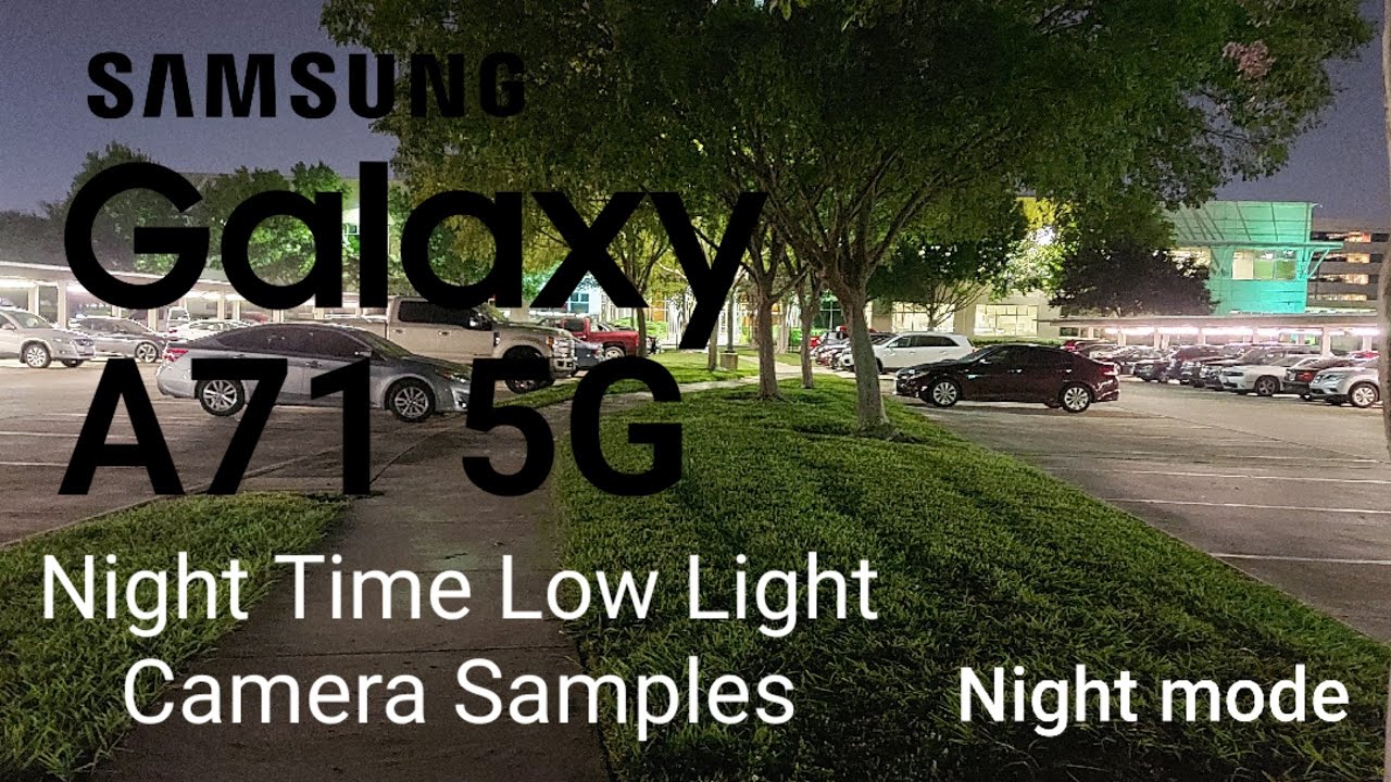 Samsung Galaxy A71 5G | Night Time Low Light Camera Samples