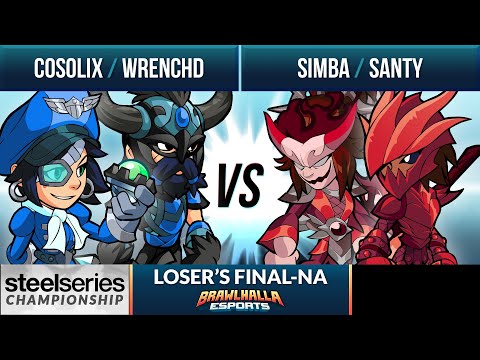 Cosolix & Wrenchd vs Santy & Simba - Loser's Final - Steelseries Championship 2020 - 2v2 NA