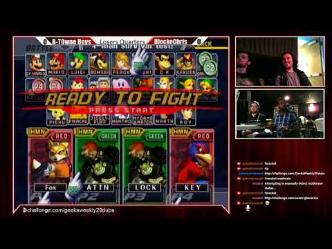 Geeksboro Melee Weekly 29 - B-Towne Boys vs BlockeChris
