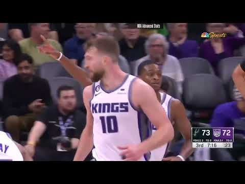 Keegan Murray 18 pts 4 reb 1 ast vs San Antonio Spurs | 2023-04-02