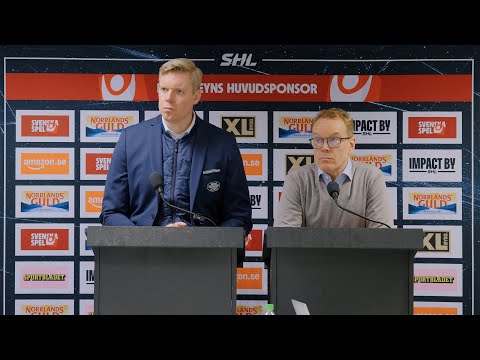 "Vi hade tyvärr haft det bra under jul" - Presskonferensen efter Örebro vs HV71