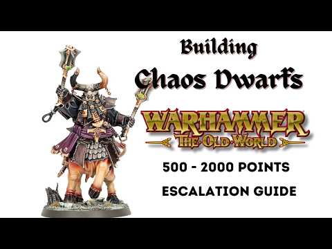 Starting a Chaos Dwarf Army: From 500 to 2000 Points in Warhammer: The Old World