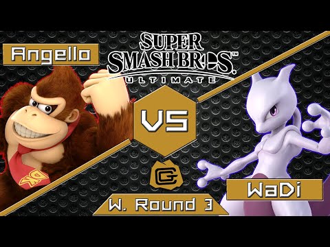 Angello (Donkey Kong) vs WaDi (Mewtwo) - Ultimate at The Cave #68 - Winners Round 3