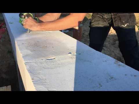 AEROC 375 vertikālo šuvju aizpildīšana