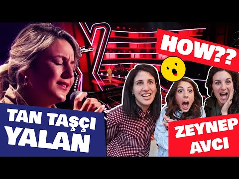 Friends reaction to Tan Taşçı - Yalan (Zeynep Avci) | The voice of Germany | Subtitled!