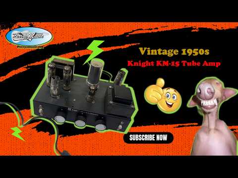 Vintage Knight KM-15 Tube Amplifier Monoblock EL84 12-Watt Hi-Fi Amp | 1950s | Allied Radio image 12