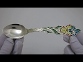 Видеообзор Десертная серебряная ложка 118ЛТ