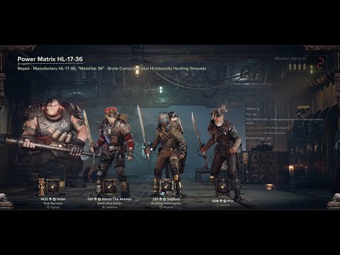 Darktide Auric Damnation Hi Int Hunting Grounds  Brute Conscripts Power Matrix