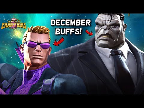 WOW! Hawkeye and Joe Fixit Are Getting Buffed in December | Marvel Contest of Champions