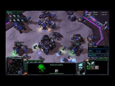 Terran vs Terran (TvT) Liberator with Siege Tank Rush (Silver/Gold Ladder)