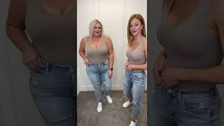 Isabella Paint Splattered Boyfriend Jeans - Try on Video