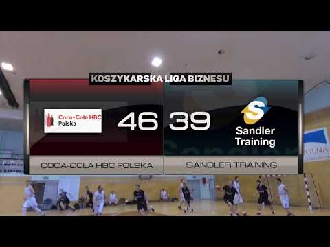 Coca-Cola HBC Polska vs Sandler Training - XVII kolejka - I Liga Warszawa - Koszykarska Liga Biznesu