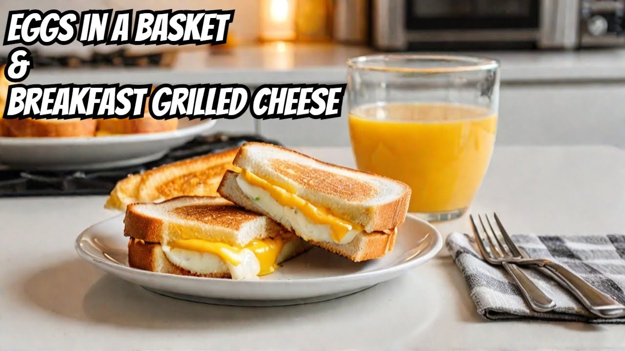 Cravings-Worthy Breakfast: Eggs in a Basket & Breakfast Grilled Cheese