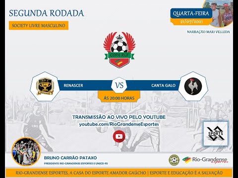 Segunda rodada copa RGF society 2021 - Renascer x Canta galo