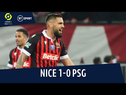Nice v PSG (1-0) | Andy Delort's Superb Late Strike Stuns French League Leaders | Ligue 1 Highlights