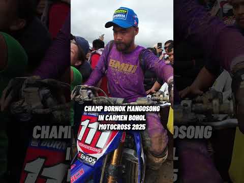 BORNOK BM111 OVERALL CHAMPION IN CARMEN BOHOL MOTOCROSS2025 #bornokmangosong #motocross #supercross