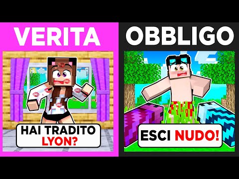 SCEGLI OBBLIGO O VERITÀ PER VINCERE SU MINECRAFT!!