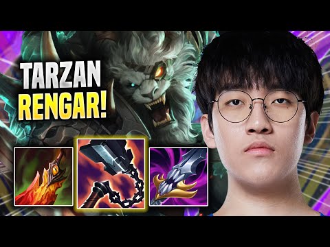 TARZAN TRIES RENGAR WITH NEW MINI REWORK! - LNG Tarzan Plays Rengar JUNGLE vs Nidalee! | Season 2022