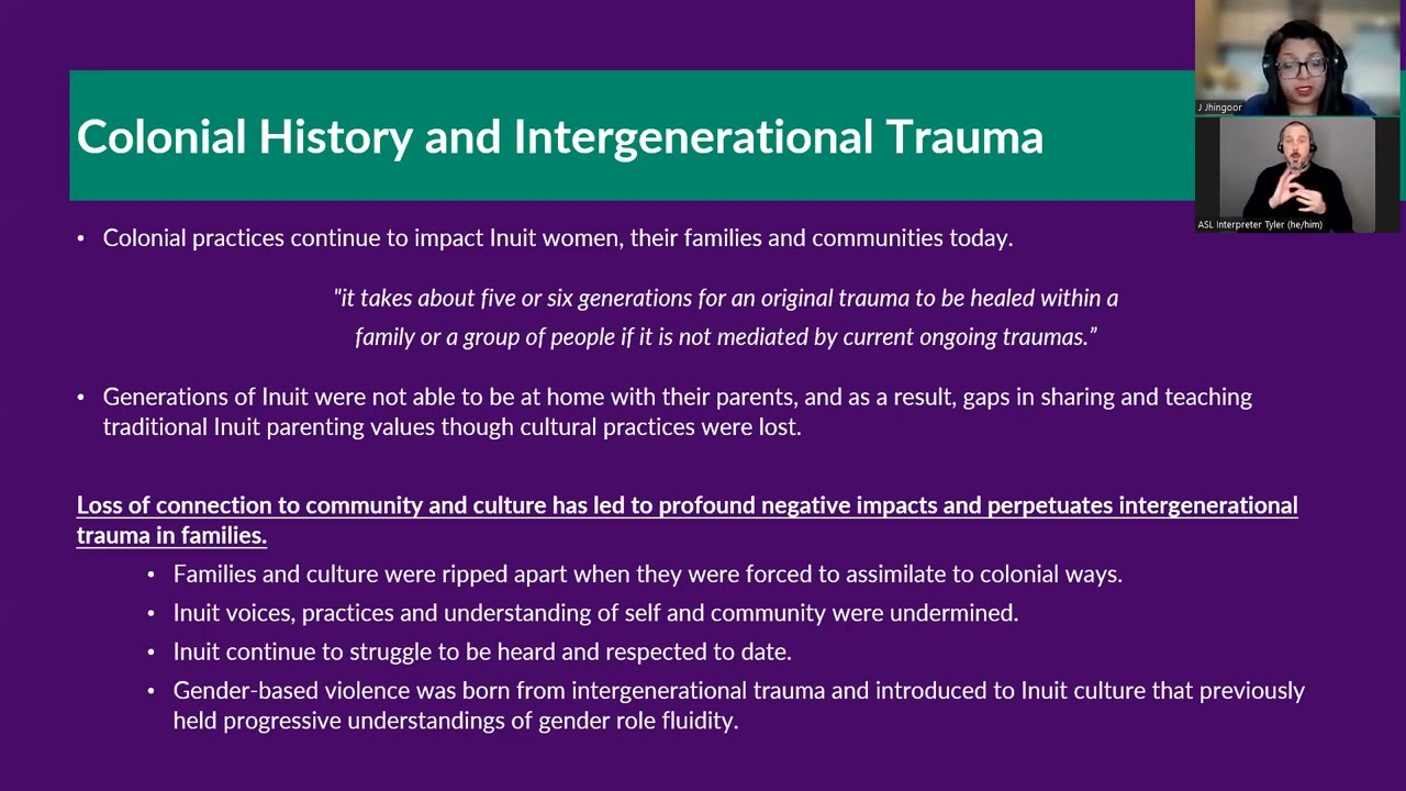 Impacts of GBV in Inuit Nunangat