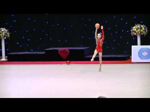Tarakanova Anna (RUS) 2002 ball Miss Valentine 2014 Qual