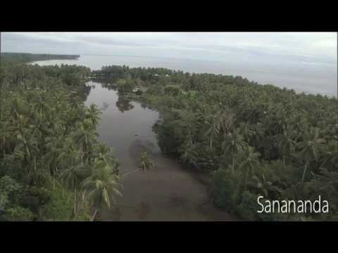 Sanananda village and the battlefield toward Buna