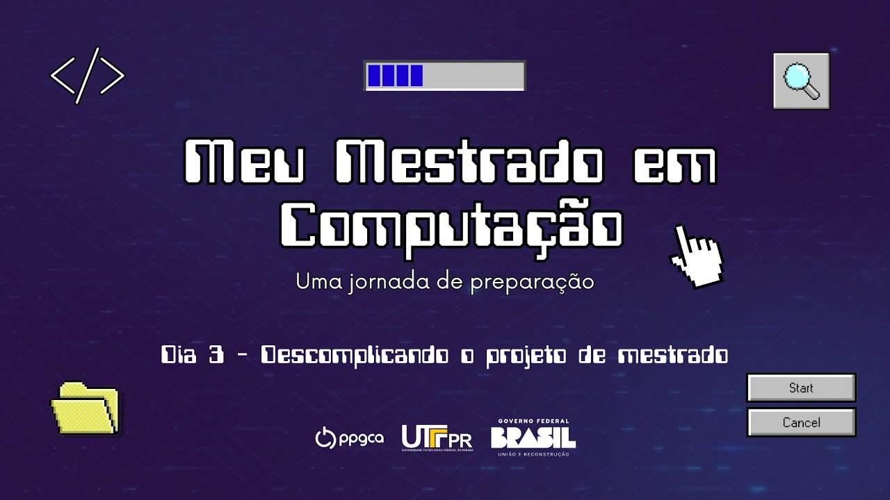 Jornada: Meu Mestrado em Computação - Dia 3