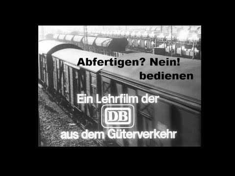 Abfertigen? Nein, bedienen [Lehrfilm Deutsche Bundesbahn 1969]