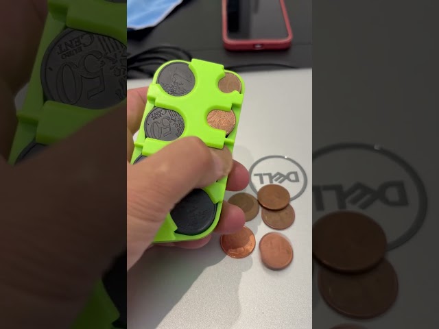Vídeo relacionado con RELKLYU Caja De Almacenamiento De Plástico De Monedas De 2 Piezas, Herramienta De Almacenamiento De Monedas, Distribuidor De Monedas, Adecuado para Tiendas, Casas, Oficinas.