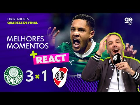 Gols e lances de Palmeiras x River Plate