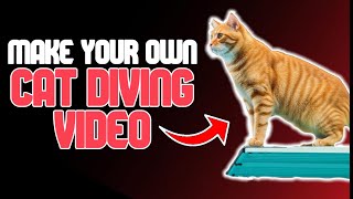 Create Viral AI Cat Diving Trend Tutorial!