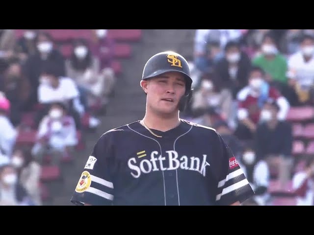 【2回表】ホークス・リチャードのタイムリー2ベースヒットで先制!! 2021年10月24日 東北楽天ゴールデンイーグルス 対 福岡ソフトバンクホークス