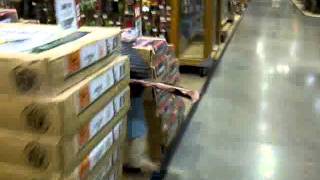 Wild Turkey runs through woodbridge DICK's