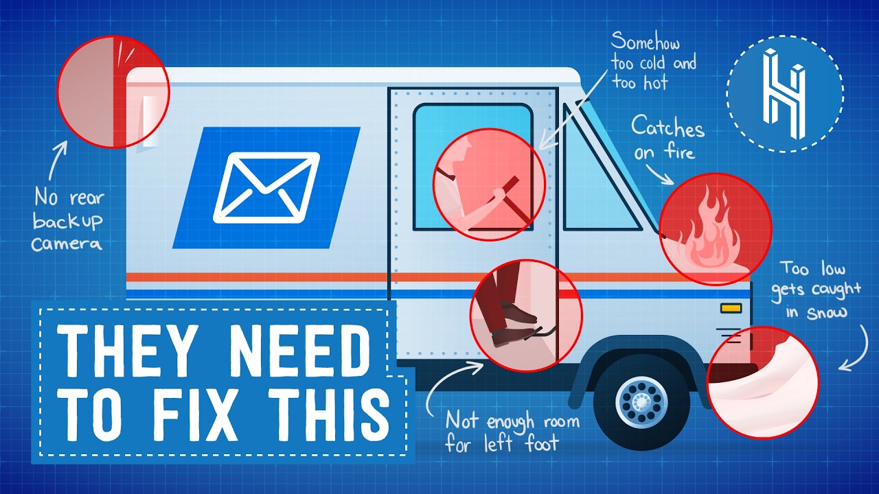 The Terrible Design of the US Mail Truck