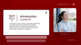 PP-39 Crimson Diamond Morph PPT Template — video preview