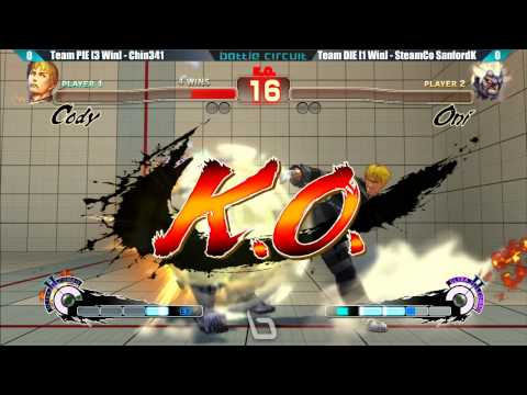 Next Level Battle Circuit #100 - USF4 - Team PIE vs Team DIE Exhibition