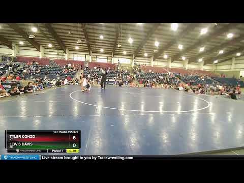 78 Lbs 1st Place Match - Tyler Conzo, NY Vs Lewis Davis, AR A1c3