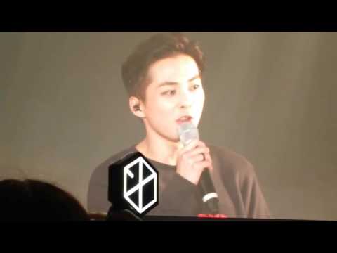 151010  EXO-Love Concert in Dome - Ment Xiumin focus