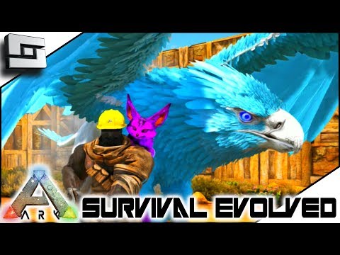 ARK: Survival Evolved - TAMING an Ice GRYPHON! ( Modded Ark Primal Fear ) E9