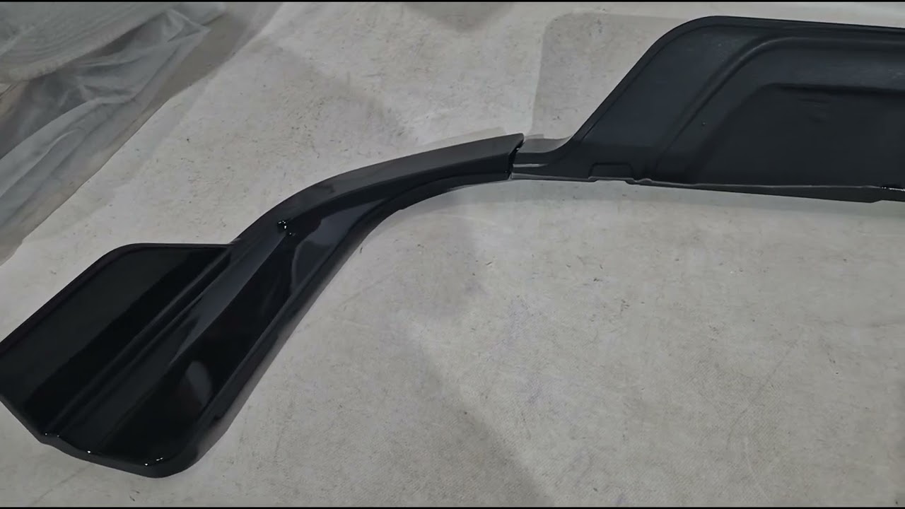 BMW X6 F16 2014-2019 Diffuseur arrière Black Warrior (pour M-Sport) Video 1