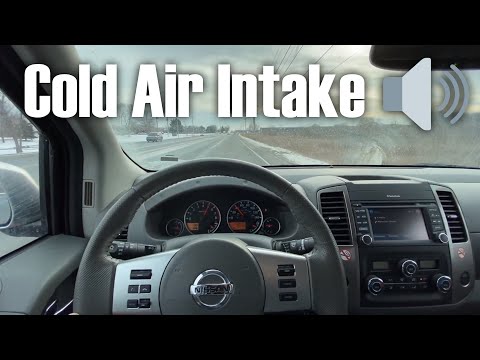 Nissan Frontier 4.0 V6 Cold Air Intake Acceleration & Sound