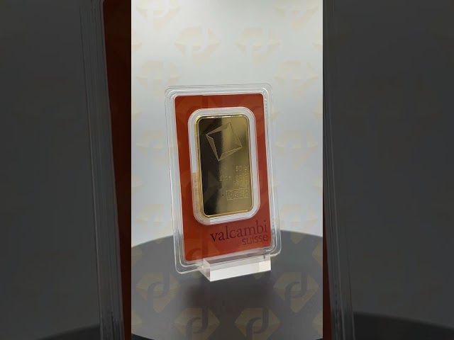 سبيكة ذهب فالكامبي عيار 24 بوزن 50 غرام