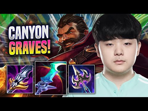 CANYON DESTROYING WITH GRAVES! - DK Canyon Plays Graves JUNGLE vs Wukong! | Season 2022