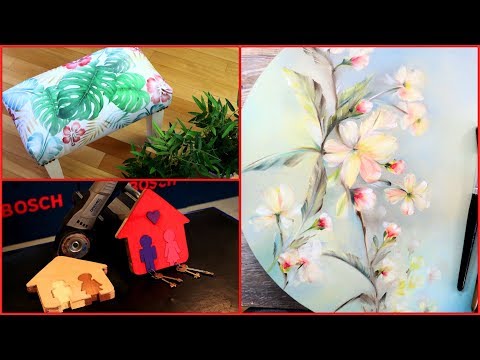 Manos a la Obra TV 2018 Programa 47 Pintar al Oleo - Estampar tela - Cortar Maderas