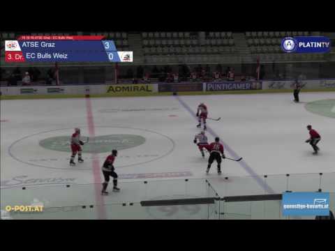 15.10.16 ATSE Graz - EC Bulls Weiz - 4:0  (3. Dr. / 24:57) am 15.10.2016 22:02