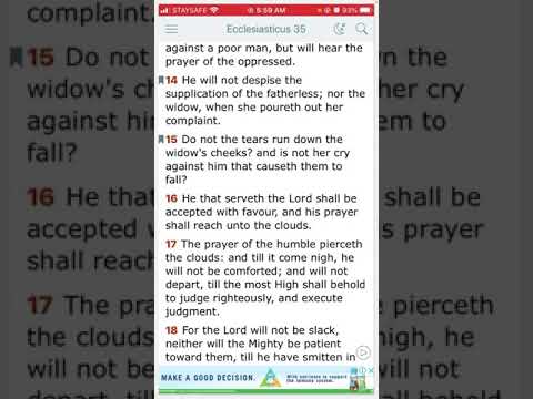 The pray of the humble