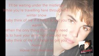 Justin Bieber feat The Band Perry - Home This Christmas (lyrics on the Screen)