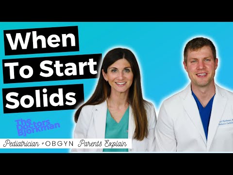 Pediatrician Shares: How to know when baby is ready for solid foods