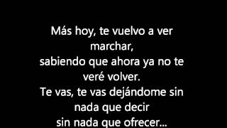 Warcry El mas triste Adiós (Letra)